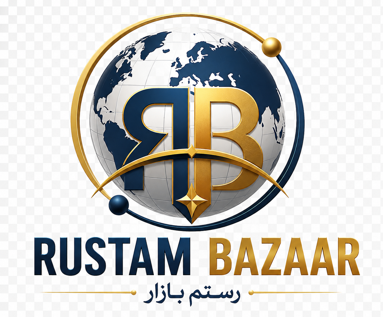 لوگوی رسمی رستم بازار